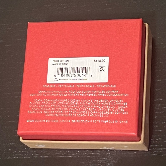 NWT COACH NEW YORK Signature Stud Earrings Set - Picture 4 of 6